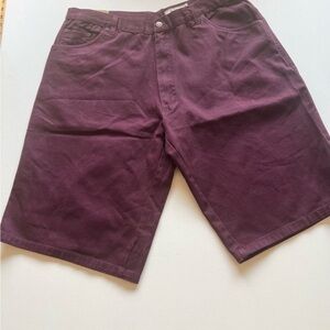 NWT Vintage Premium Mens Jean Short 42x11 12" Wide Leg (D3)